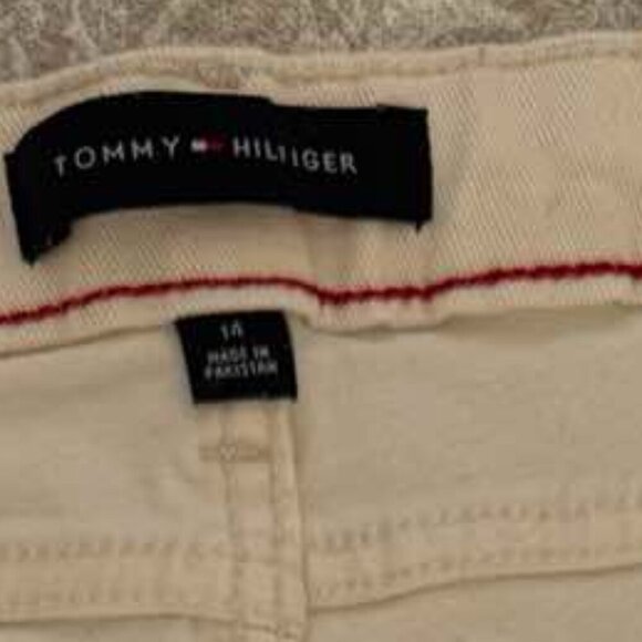 Tommy Hilfiger Beige Tribeca Skinny Denim Pants size 14 - Picture 3 of 12